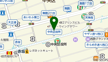 株式会社マイクロアド 福岡支社の地図画像