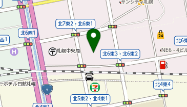 株式会社エァクレーレン 札幌営業所の地図画像