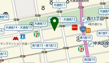 MS&ADスタッフサービス株式会社 札幌支店の地図画像