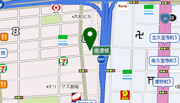 株式会社共栄店舗 大阪営業所の地図画像