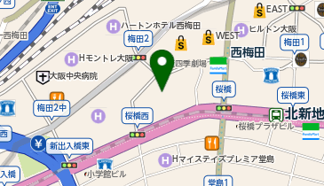 株式会社DYM 大阪事業所の地図画像