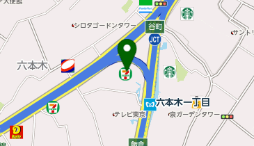 富士フイルムビジネスエキスパート株式会社 六本木ティーキューブの地図画像