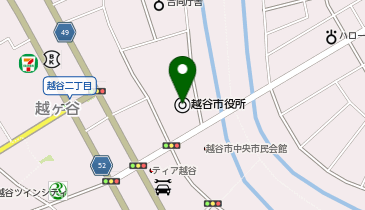 株式会社ミニミニ城北 新越谷店の地図画像