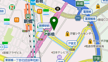 株式会社資生堂 汐留FSビルの地図画像