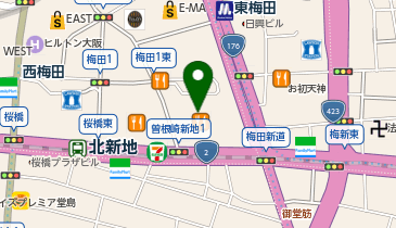 株式会社MAP 大阪オフィスの地図画像
