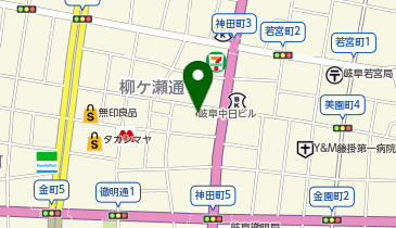 株式会社中日アド企画 岐阜支社の地図画像