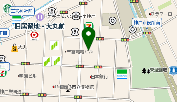 株式会社ファインスタッフ 神戸の地図画像
