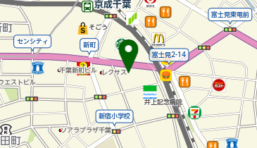 株式会社トップ 千葉営業所の地図画像