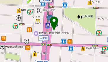 株式会社大地 大阪支社の地図画像