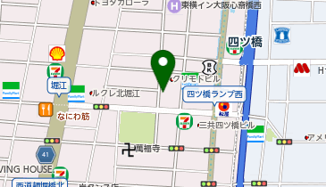 株式会社ヒーローガレージ 大阪堀江スタジオ(クリオネハウス)の地図画像