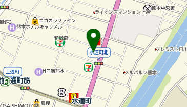 株式会社コマエンタープライズ 熊本の地図画像