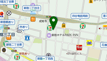 株式会社ハートフルスタッフ 新宿支店の地図画像