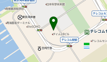 NCD株式会社 お台場オフィスの地図画像