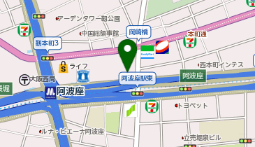 株式会社アクト・ファクトリー 大阪営業所の地図画像