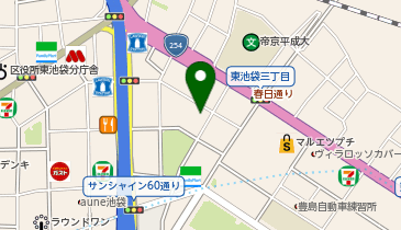 ジェイエムエス・ユナイテッド株式会社 池袋事業所の地図画像