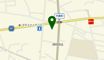 中電輸送サービス株式会社 静岡営業所の地図画像