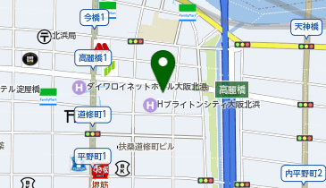 株式会社プリマジェスト 大阪支店の地図画像