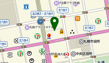シバントス株式会社 北海道エリアの地図画像
