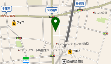 株式会社レオパレス・リーシング 大阪支店の地図画像