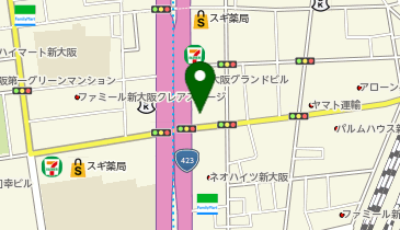 日本ライフサポート株式会社 大阪オフィスの地図画像