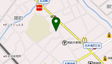 福岡ライフエナジー株式会社 筑紫LPガス営業所の地図画像