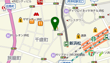 株式会社セイシン・コンピタンス・サポート 浜松オフィスの地図画像