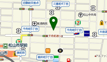 株式会社太陽エージェンシー 松山オフィスの地図画像