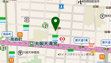 株式会社ジャストヒューマンネットワーク 大阪支社の地図画像