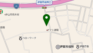 中電配電サポート株式会社 伊賀営業所の地図画像
