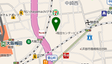 株式会社コスモスイニシア 梅田営業所の地図画像