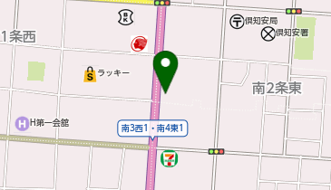 北菱産業埠頭株式会社 小樽支店 倶知安福光営業所の地図画像
