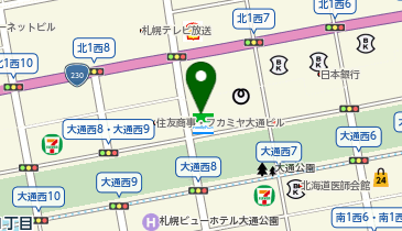 株式会社NTTネクシア 北海道事業部 営業部門の地図画像