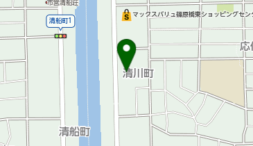 中越通運株式会社 中部ALCの地図画像