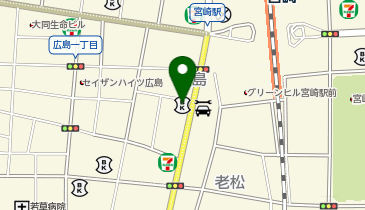 株式会社ヒューマン・クリエイト 宮崎オフィスの地図画像