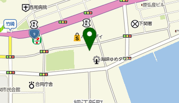 山口朝日放送株式会社 下関支社の地図画像