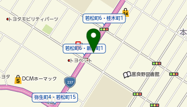 株式会社スーパーフレーム北海道 富良野営業所の地図画像