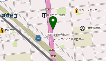 有限会社アズ 東京事業所の地図画像