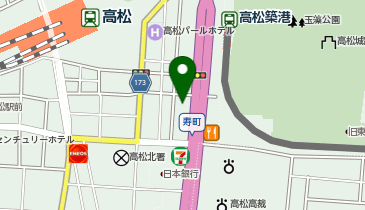 南海放送株式会社 高松支社の地図画像