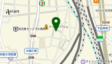 株式会社オーブン 中部営業所の地図画像