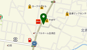 東北イートップ株式会社 会津オフィスの地図画像