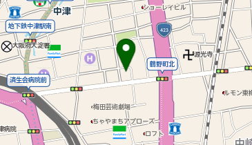 株式会社アップクオリティ 大阪支社の地図画像
