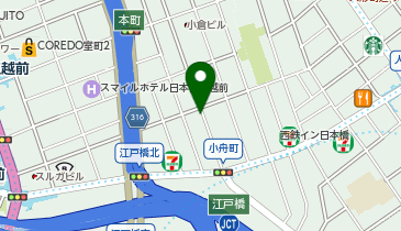 IPOテクノ株式会社 日本橋サテライトオフィスの地図画像