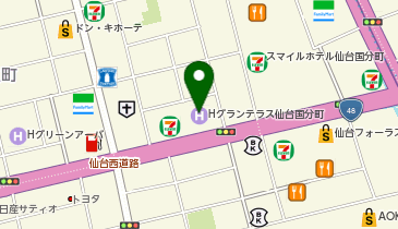 株式会社フォワード 仙台支店の地図画像