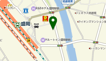 青森三菱電機機器販売株式会社 盛岡営業所の地図画像