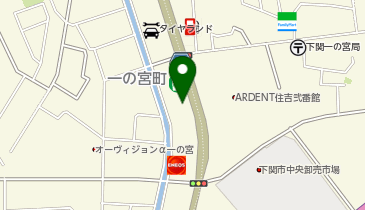 サンクスラボ株式会社 下関オフィスの地図画像