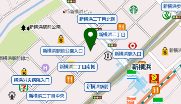 株式会社フルネス 新横浜トレーニングセンターの地図画像