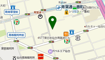 株式会社エス・キャスト仙台 一番町オフィスの地図画像