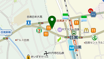 株式会社ホットウェーブ 目黒オフィスの地図画像