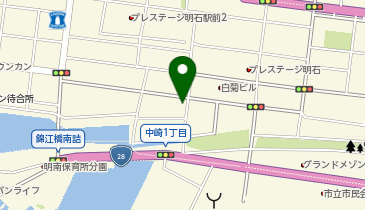 株式会社神戸新聞事業社 明石支社の地図画像