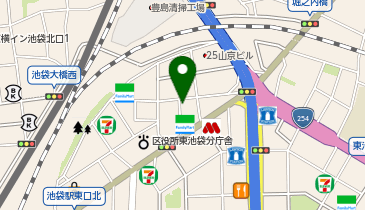 株式会社新宝島ホールディングス 池袋オフィスの地図画像